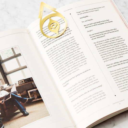 Nazar Bookmark - Brass