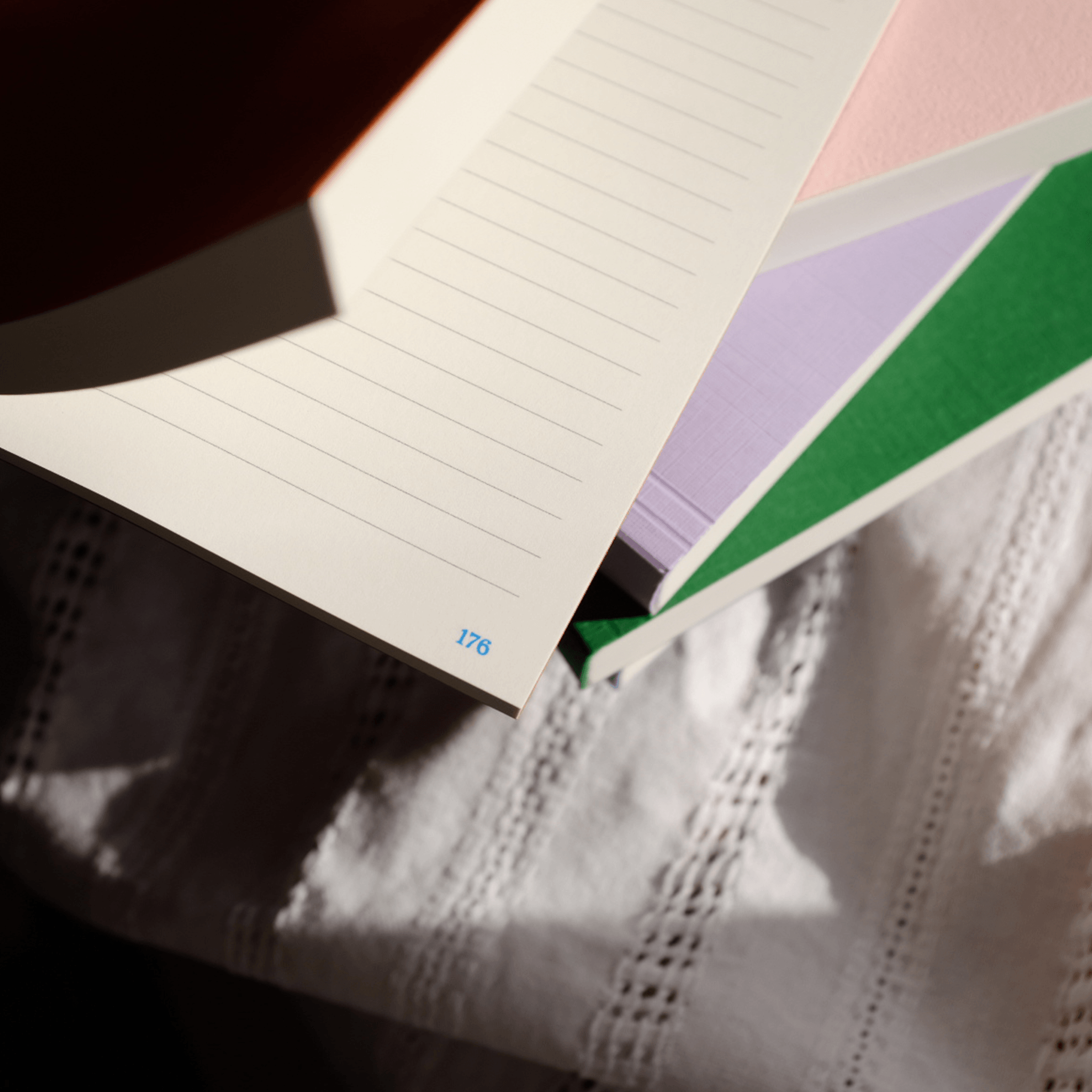 Notebook with Page Numbers