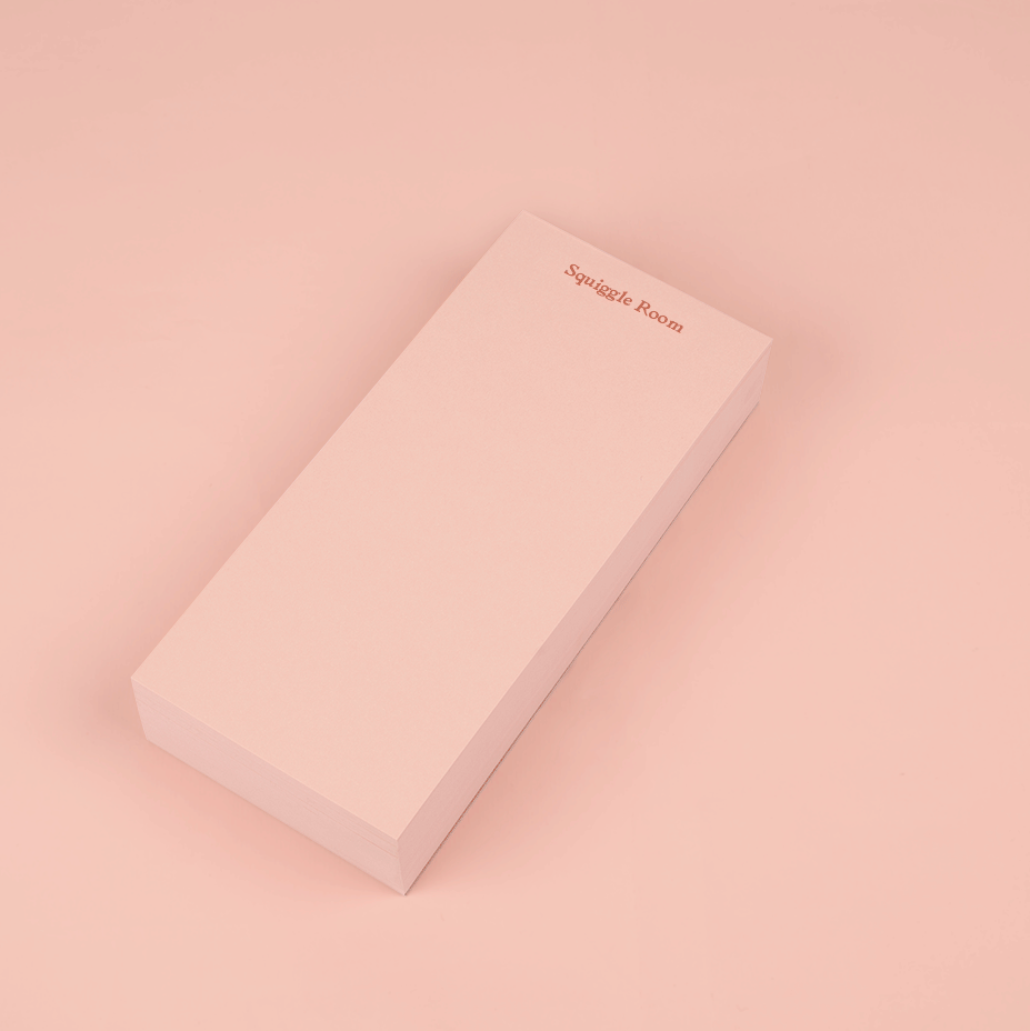 Pink Chunky Notepad Gif