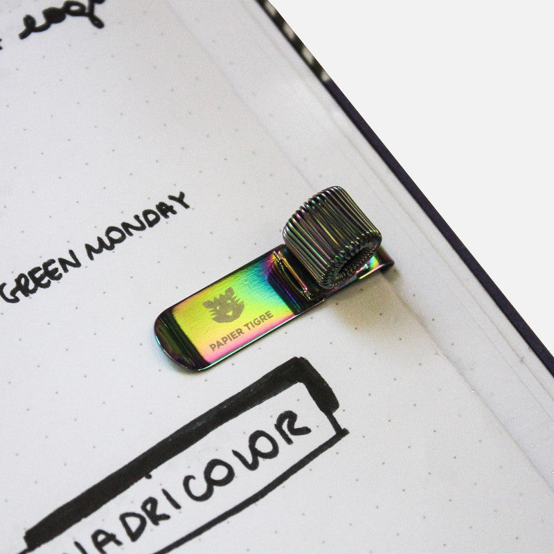 iridescent pen clip