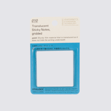 gridded sticky notes
